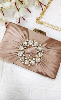 Stylish Party Satin Clutch / Sling