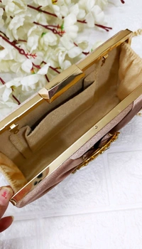 Stylish Party Satin Clutch / Sling