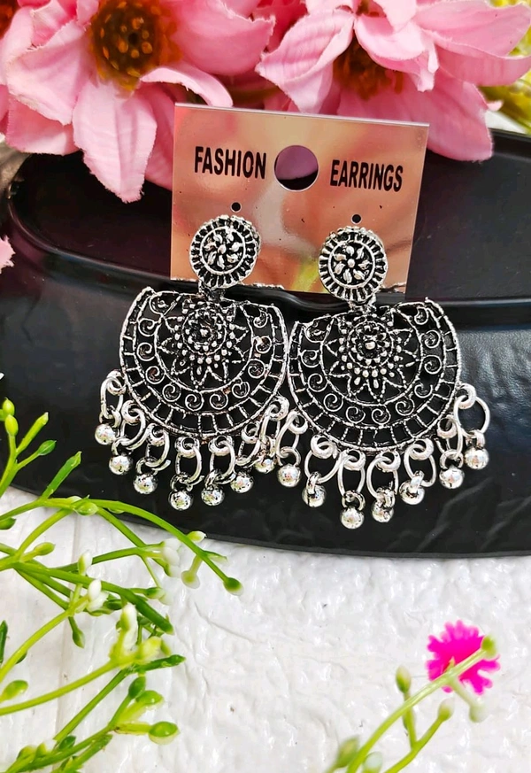 Oxidised Earrings 