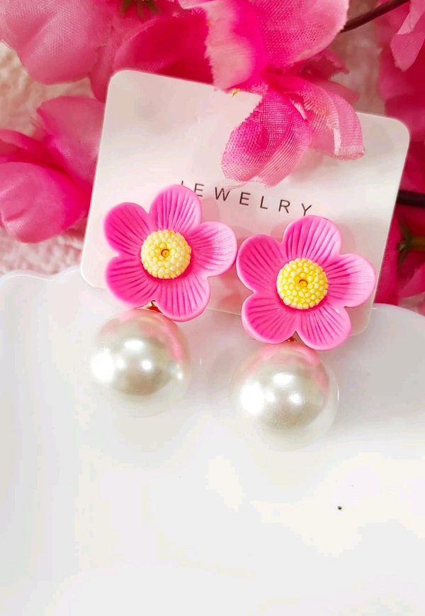 Cute Floral Drops - Pink
