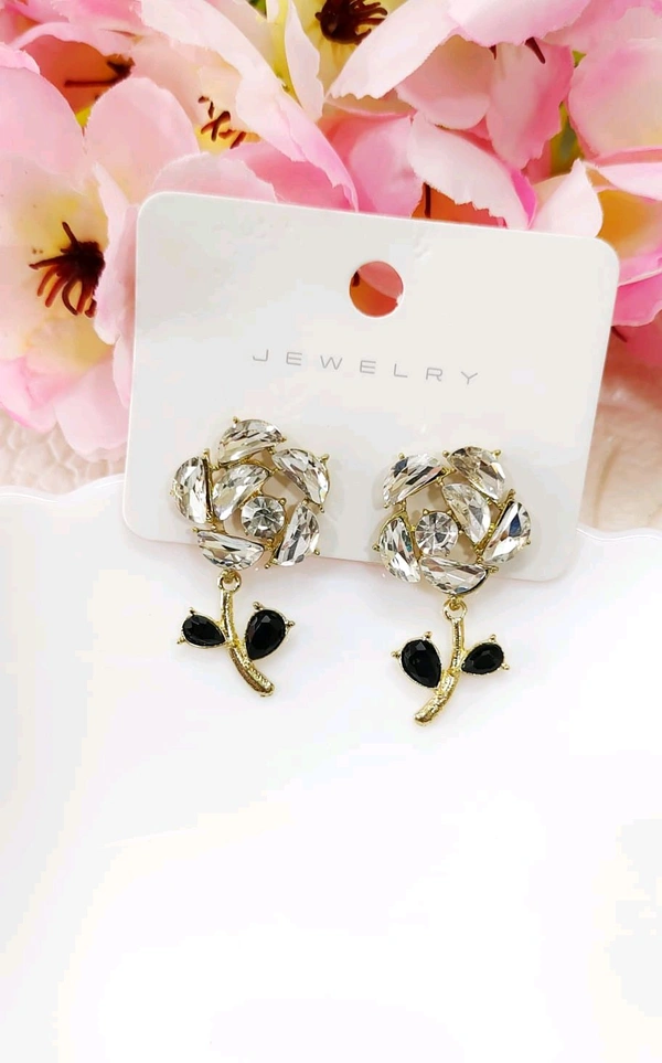 Pretty Rose Drops - Black
