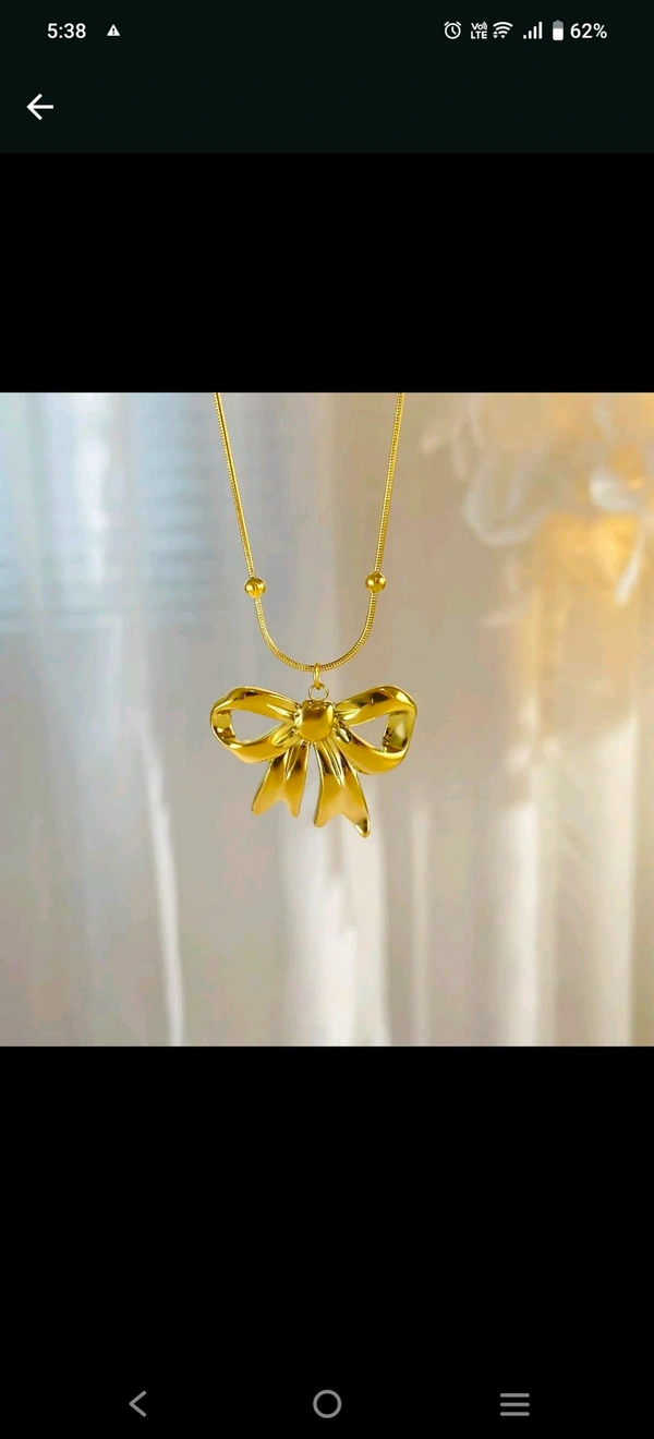 Minimalist Anti Tarnish Pendant Chain 