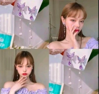 Stylish Stone Butterfly Korean Earrings