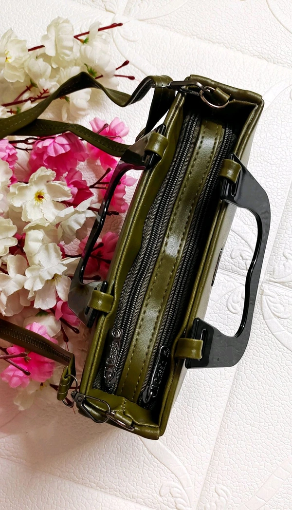Stylish Olive Green Sling Bag 
