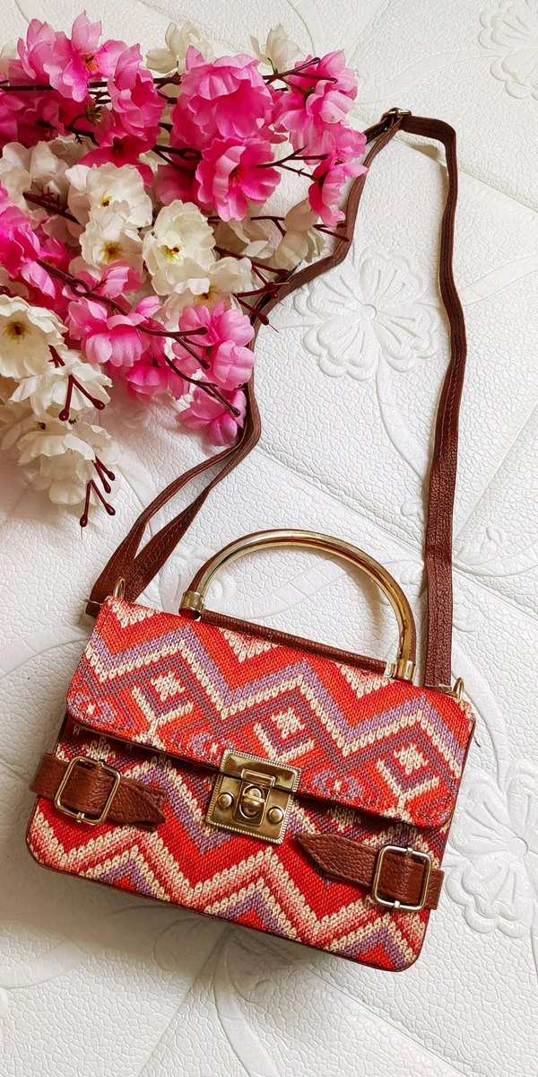 Stylish Jacquard Sling Bag 