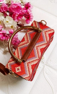 Stylish Jacquard Sling Bag 