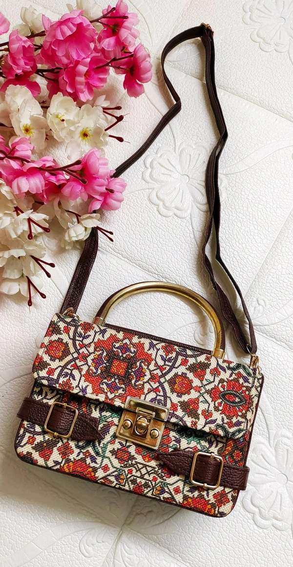 Stylish Jacquard Sling Bag 