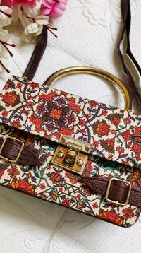 Stylish Jacquard Sling Bag 