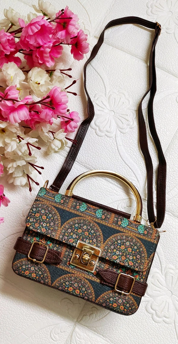 Stylish Jacquard Sling Bag 