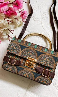 Stylish Jacquard Sling Bag 