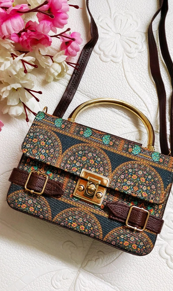 Stylish Jacquard Sling Bag 
