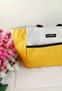 Eco friendly Reusable Large Capacity Thermal Bag - Yellow