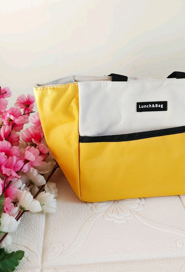 Eco friendly Reusable Large Capacity Thermal Bag - Yellow