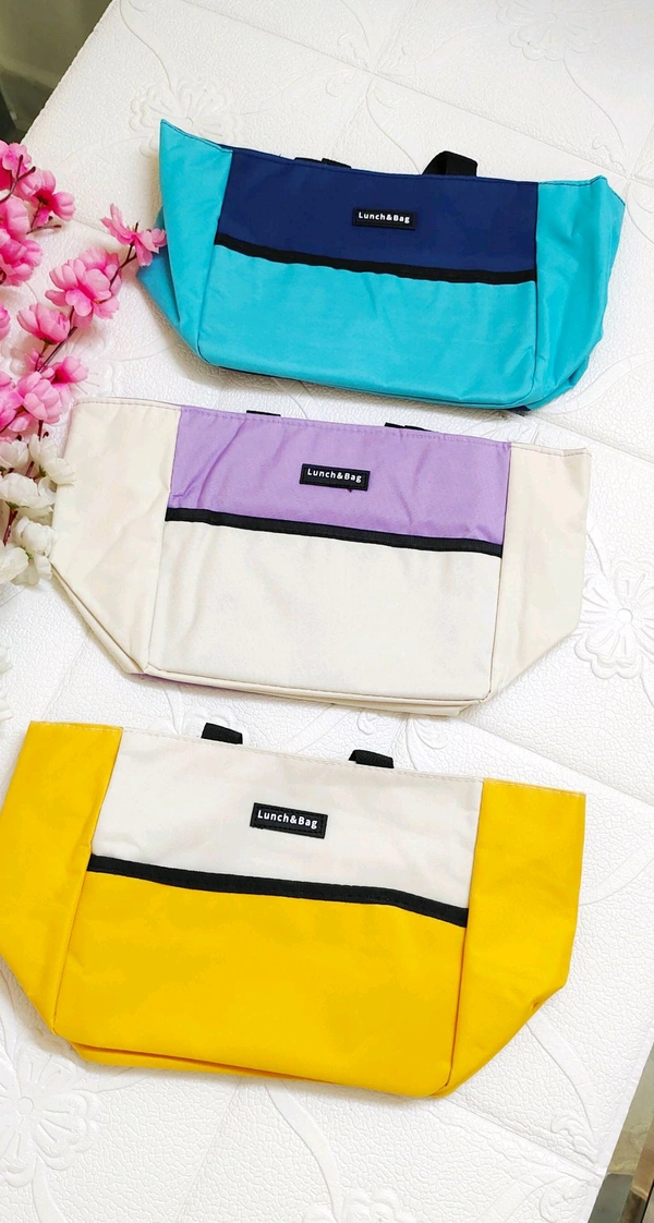 Eco friendly Reusable Large Capacity Thermal Bag - White