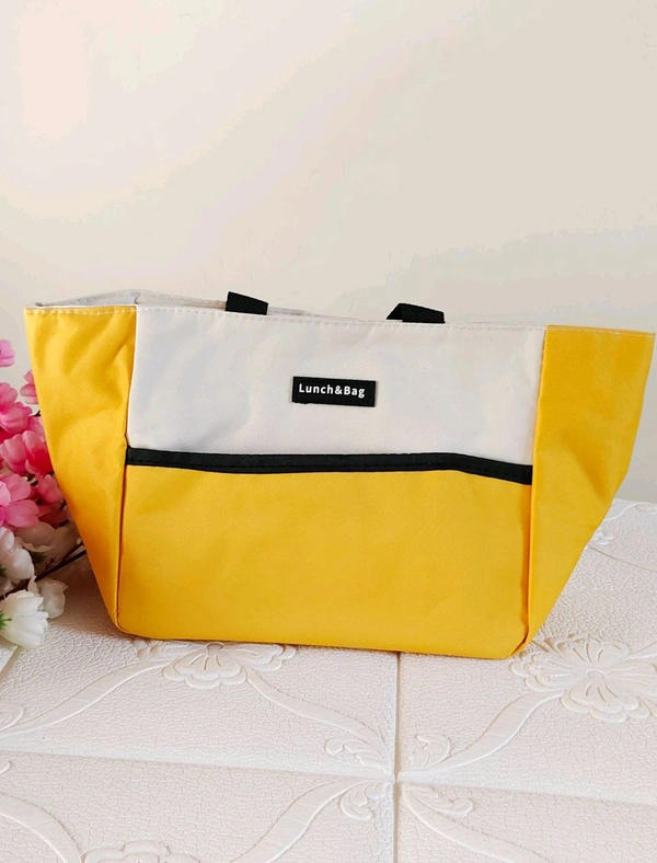 Eco friendly Reusable Large Capacity Thermal Bag - White