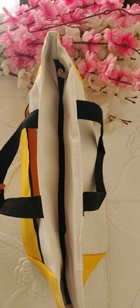 Eco friendly Reusable Large Capacity Thermal Bag - White