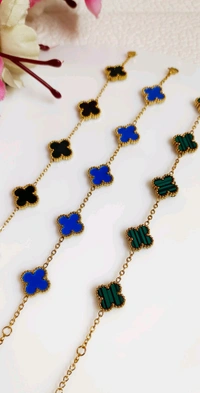 Hottest Trending Anti Tarnish 🍀 Bracelets  - Black