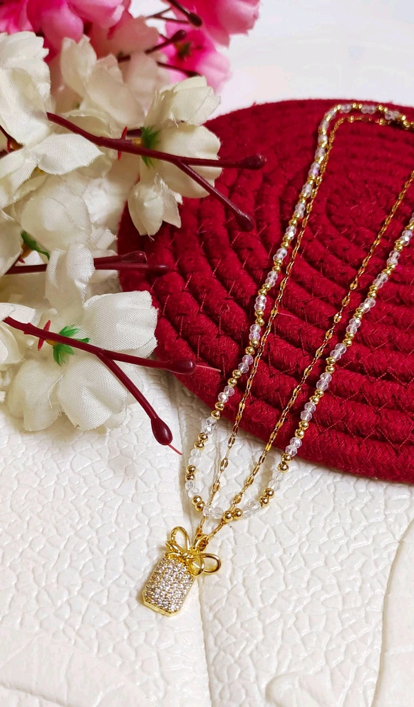 Stunning Tarnish Free Double Layer Neckpiece 