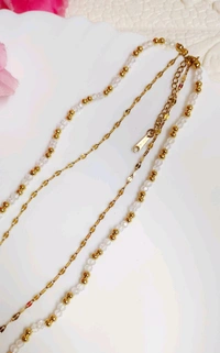 Stunning Tarnish Free Double Layer Neckpiece 