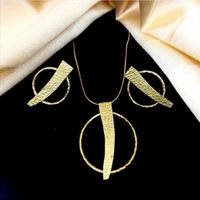 Stylish Brass Western Necklace Set 