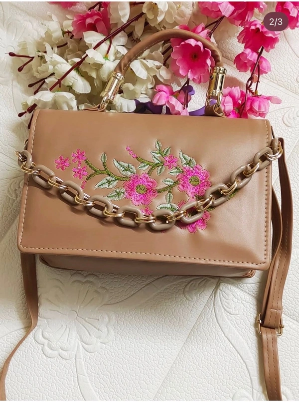 Stylish Embroidered Sling Bag