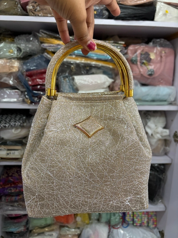 5 Magnetic Festive  Party Sling Bag - Rose gold