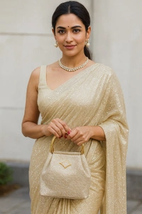 5 Magnetic Festive  Party Sling Bag - Rose gold