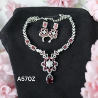 Shiny Gold  Glu Necklace  - Free, American Dimond, White