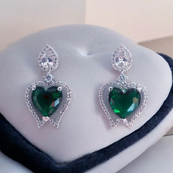 Shiny Gold   the beautiful green color of the stones and the overall elegance of the design. - Japanese Laurel, Free, American diamonds