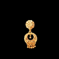 Shiny Gold  Combo Earrings Jhumka Chand Bali  - Gold, Free