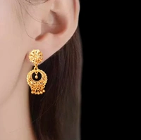 Shiny Gold  Combo Earrings Jhumka Chand Bali  - Gold, Free