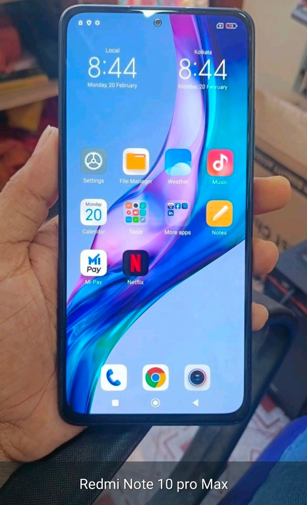 Readmi Not 10 Pro Max 8 Gb Ram 128 Gb Memory  - Blue, 6 Inch