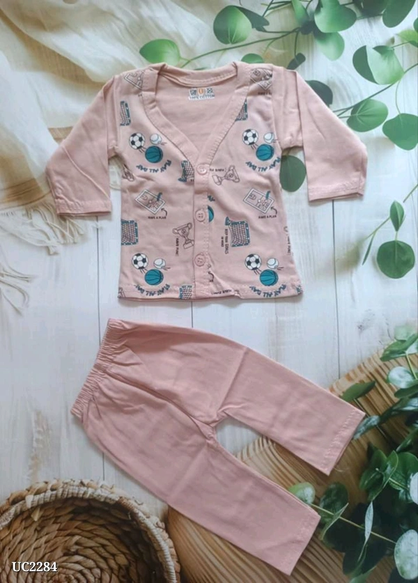 Catalog Name: *Infant Baba Suit (0/3 Month)*

Catalog Name: *Infant Baba Suit (0/3 Month)

infant baba suit (0/3 MONTH)
 fabric premium quality cotton
  available sizes 0 size for 0/3 MONTH 
Included one piece front open button top and bottom
Top pattern printed with full sleeve 
 with 8+ dusty colour chart available 
  nett quantity (1) pieces 
 
 size measurements

 - 0.3 Month