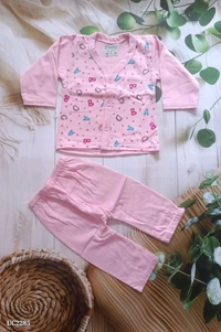 Catalog Name: *Infant Baba Suit (0/3 Month)*

Catalog Name: *Infant Baba Suit (0/3 Month)

infant baba suit (0/3 MONTH)
 fabric premium quality cotton
  available sizes 0 size for 0/3 MONTH 
Included one piece front open button top and bottom
Top pattern printed with full sleeve 
 with 8+ dusty colour chart available 
  nett quantity (1) pieces 
 
 size measurements

 - 0.3 Month