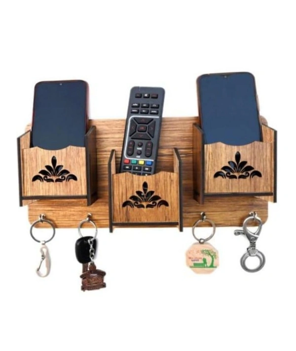 Wooden Key Holder  - Brown, Ridhee Siddhi