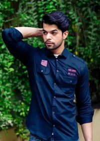 Reliable Cotton Blend Solid Long Sleeves Casual Shirts For Men - Black, M