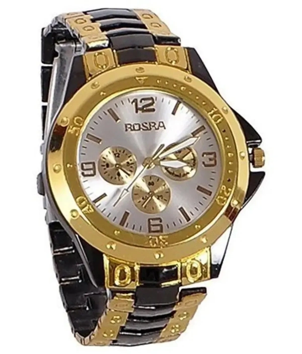 New latest Design Watches for Mens Strong Personality Look - Black, Free Size