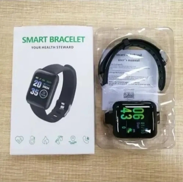 Smart Bracelet Watch  - Black