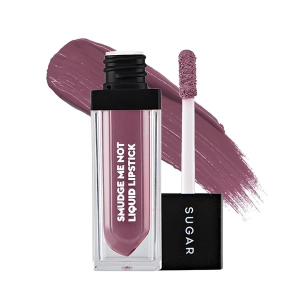 SUGAR Cosmetics - Smudge Me Not - Liquid Lipstick ,Ultra Matte, Transferproof and Waterproof, Lasts Up to 12 hours ,4.5ml - 11 Greige Rage (Greige Rose)