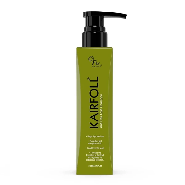 Fixderma Kairfoll Biotin Shampoo for Hair Growth | Hair Shampoo for Women & Men | Shampoo for Hair Fall Control | Anti-Dandruff Shampoo - 200 gm