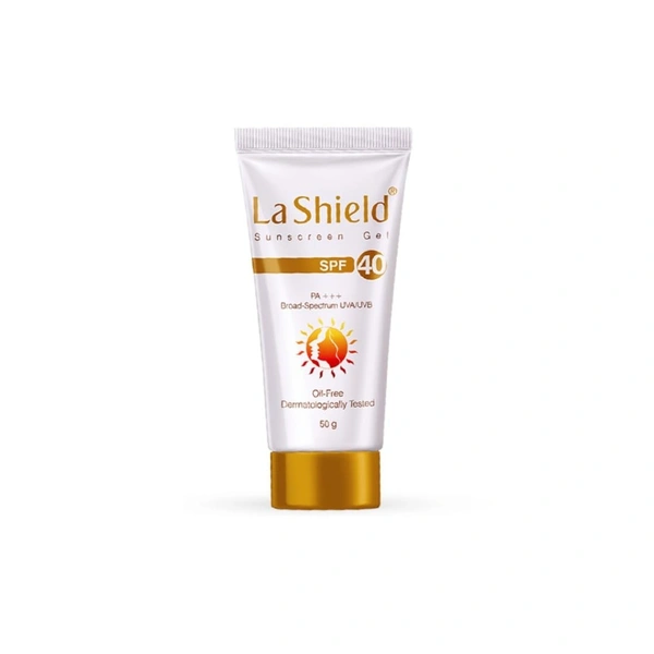 La Shield SPF 40 PA+++ Mineral Sunscreen Gel | Superior Matte Finish | Oil-free | Lightweight | No white cast | For Acne Prone, Oily or sensitive skin |Dermatologist Prescribed | 50g  - Jan'2026