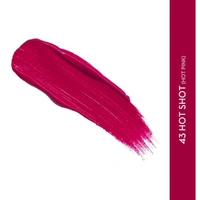 SUGAR Cosmetics - Smudge Me Not - Liquid Lipstick ,Ultra Matte, Transferproof and Waterproof, Lasts Up to 12 hours ,4.5ml - 43 Hot Shot (Hot Pink/Dark Fuchsia Pink)