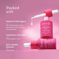 Foxtale 3% Tranexamic Acid Face Serum with Peptides & Niacinamide for Hyperpigmentation, Reduces Marks & Dark Spots, Evens Out Skin Tone, All Skin Types, Men and Women - 30 ml