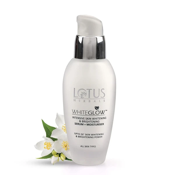 Lotus Herbals White Glow Intensive Skin Serum+ Moisturiser, 30ml