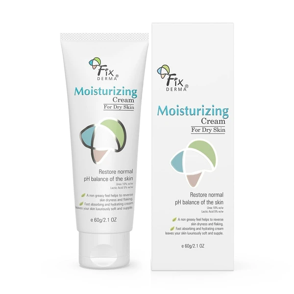 Fixderma Moisturizing cream, Daily Moisturizer for Dry & chapped skin, Provides Hydration and Moisturization, Non-Comedogenic & Non-Greasy formulation, 150g