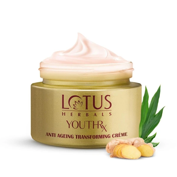 Lotus Herbals Youth Rx Anti-Aging Skin Care Range Lotus Herbals Youth Rx Anti-Aging Transforming Cream Spf 25, Pa +++ - 30g