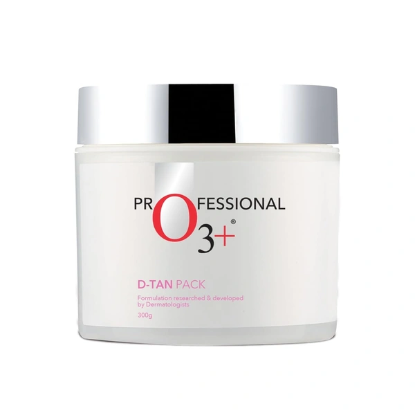 O3+ D-TAN Pack for Instant Tan Removal & Sun Damage Protection Infused with Mint and Eucalyptus Oil Ideal for All Skin Types - 300g