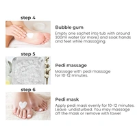 O3+ Pedilogix Bubble Gum Manicure Pedicure Kit for Reduces stress and soothes tired muscles (Combo Of 6)