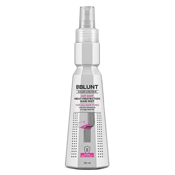 Bblunt BBlunt Hot Shot Heat Protection Mist | Damage Protect | with Grapeseed Oil & Provitamin B5 - 150ml