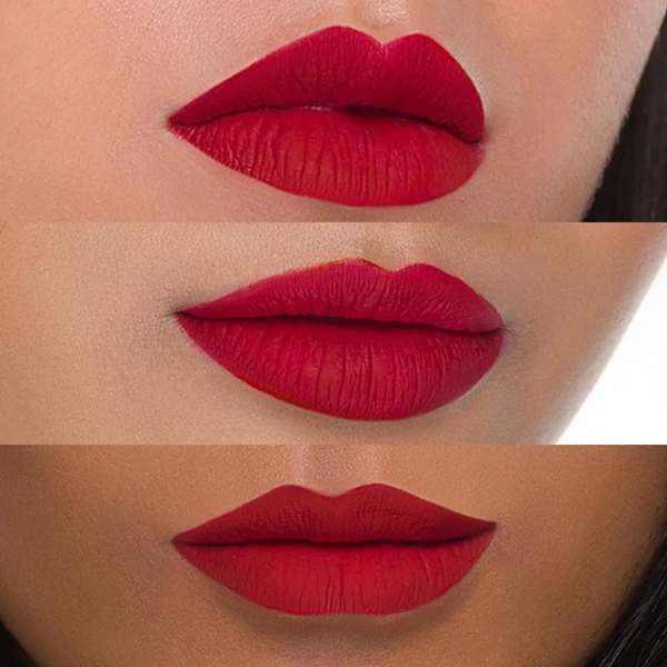SUGAR Cosmetics - Smudge Me Not - Liquid Lipstick ,Ultra Matte, Transferproof and Waterproof, Lasts Up to 12 hours ,4.5ml - 52 Modern Auburn (Flamenco Red/Deep Red with blue undertone)